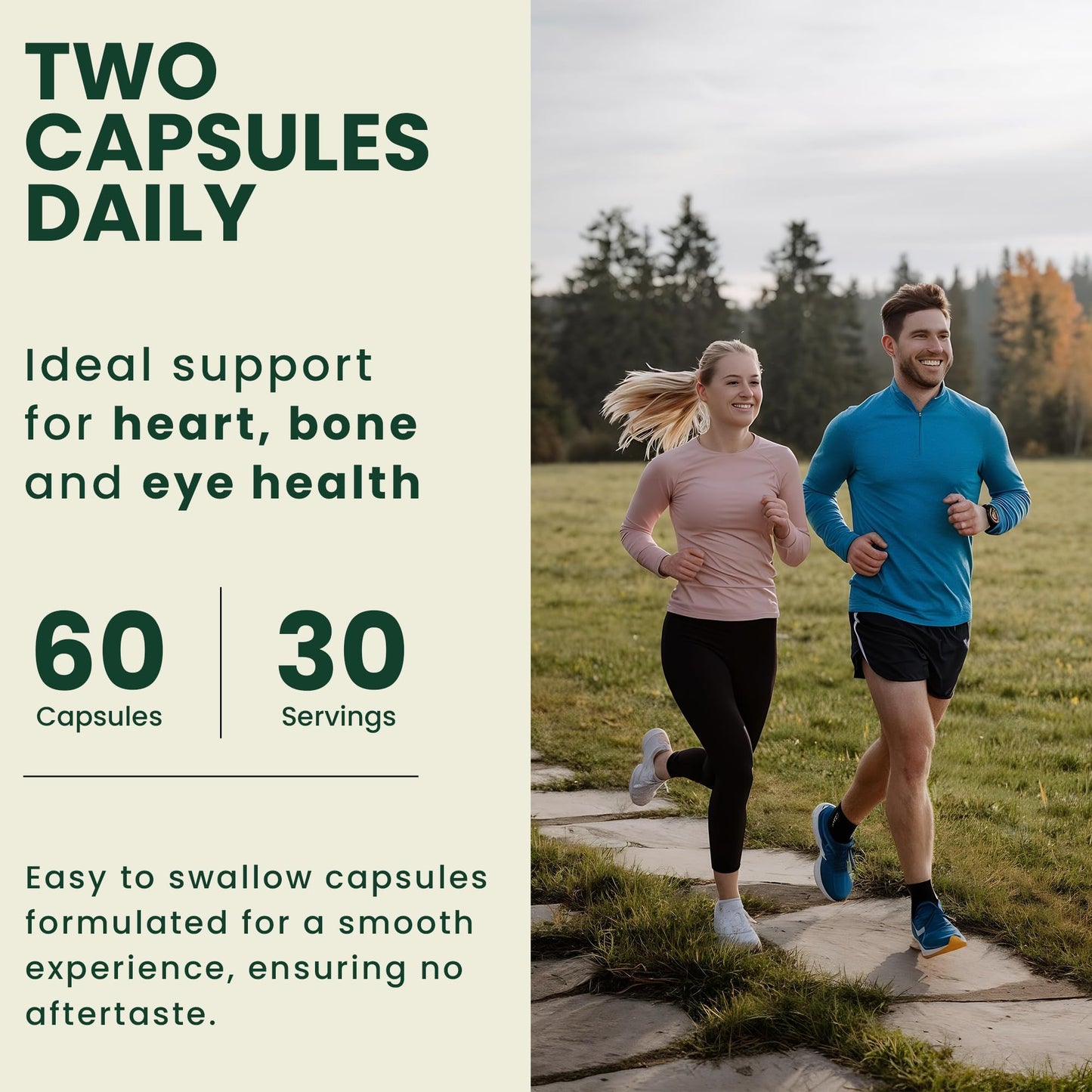 OPTIVIDA Organic Whole Food Multivitamin for Men & Women with Probiotics & Antioxidant Blends, Capsule, 60 Count