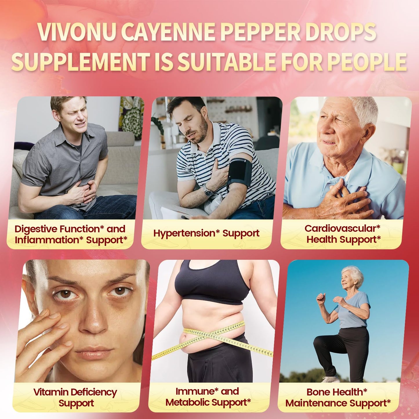 VivoNu Cayenne Pepper Capsule, 240 Count