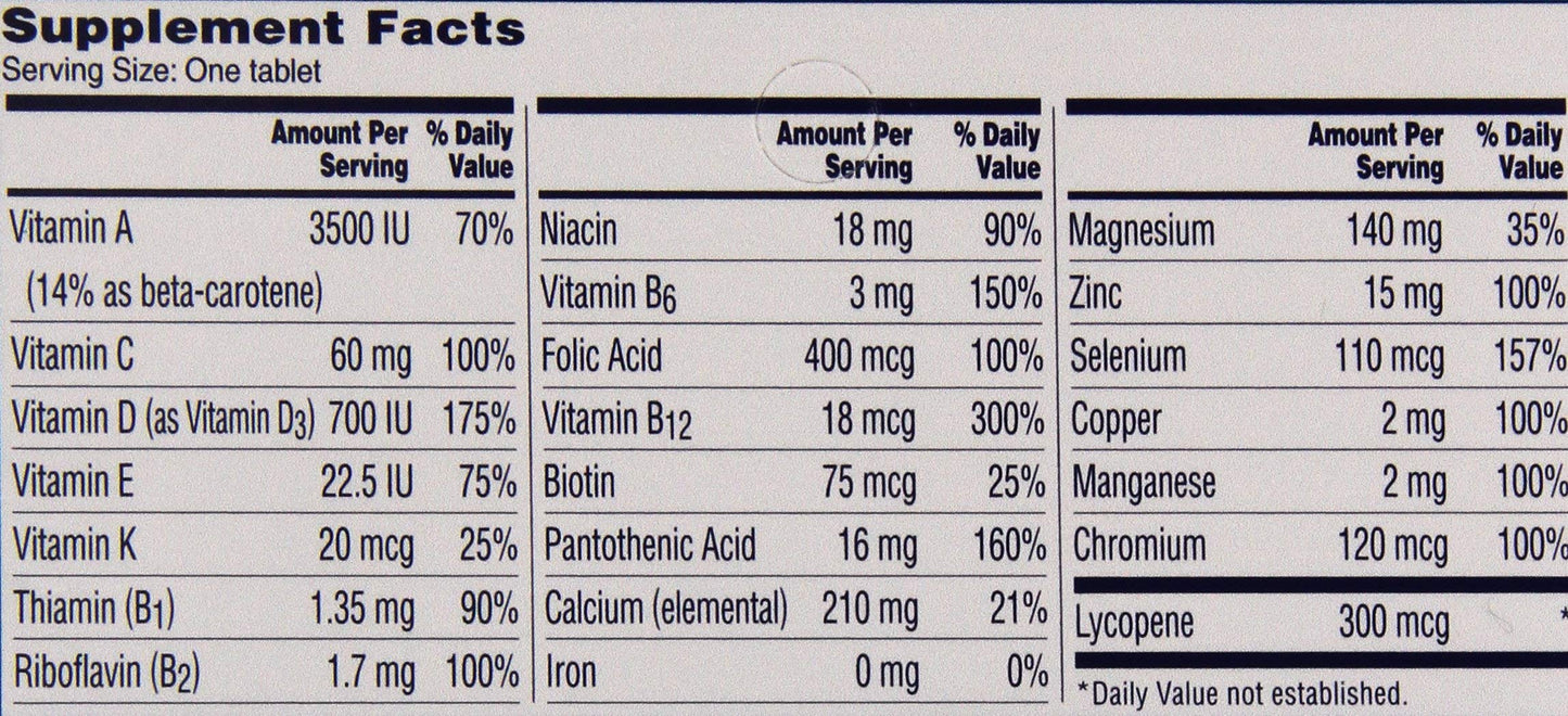 ONE A DAY One-A-Day Men's Health Formula Tablet, 100