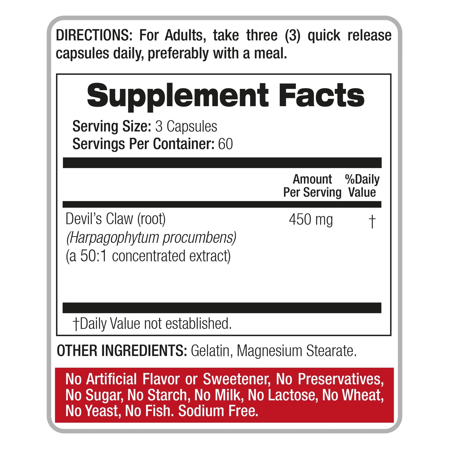 FITO MEDIC'S Devil's Claw Capsule 180 Count