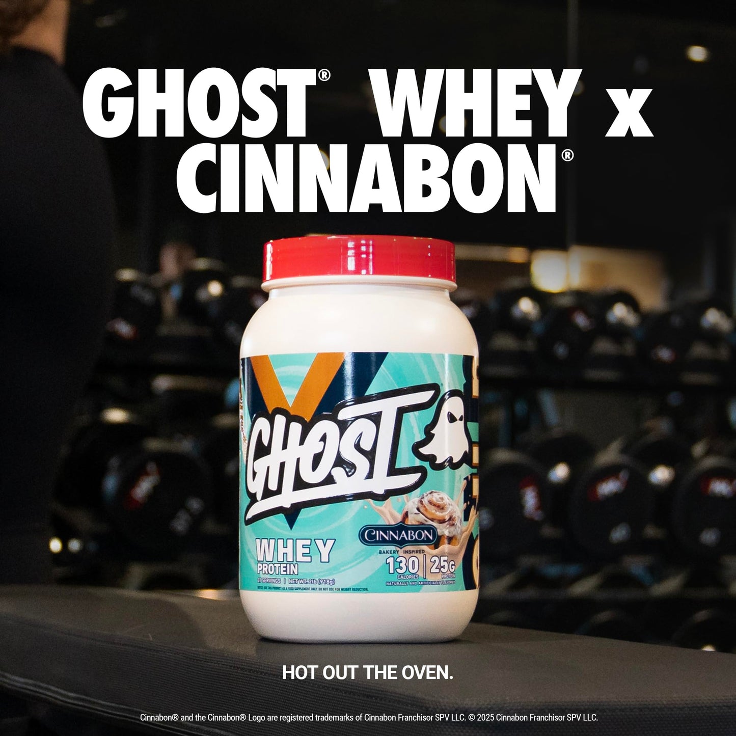 GHOST Whey Protein Powder Cinnabon 32