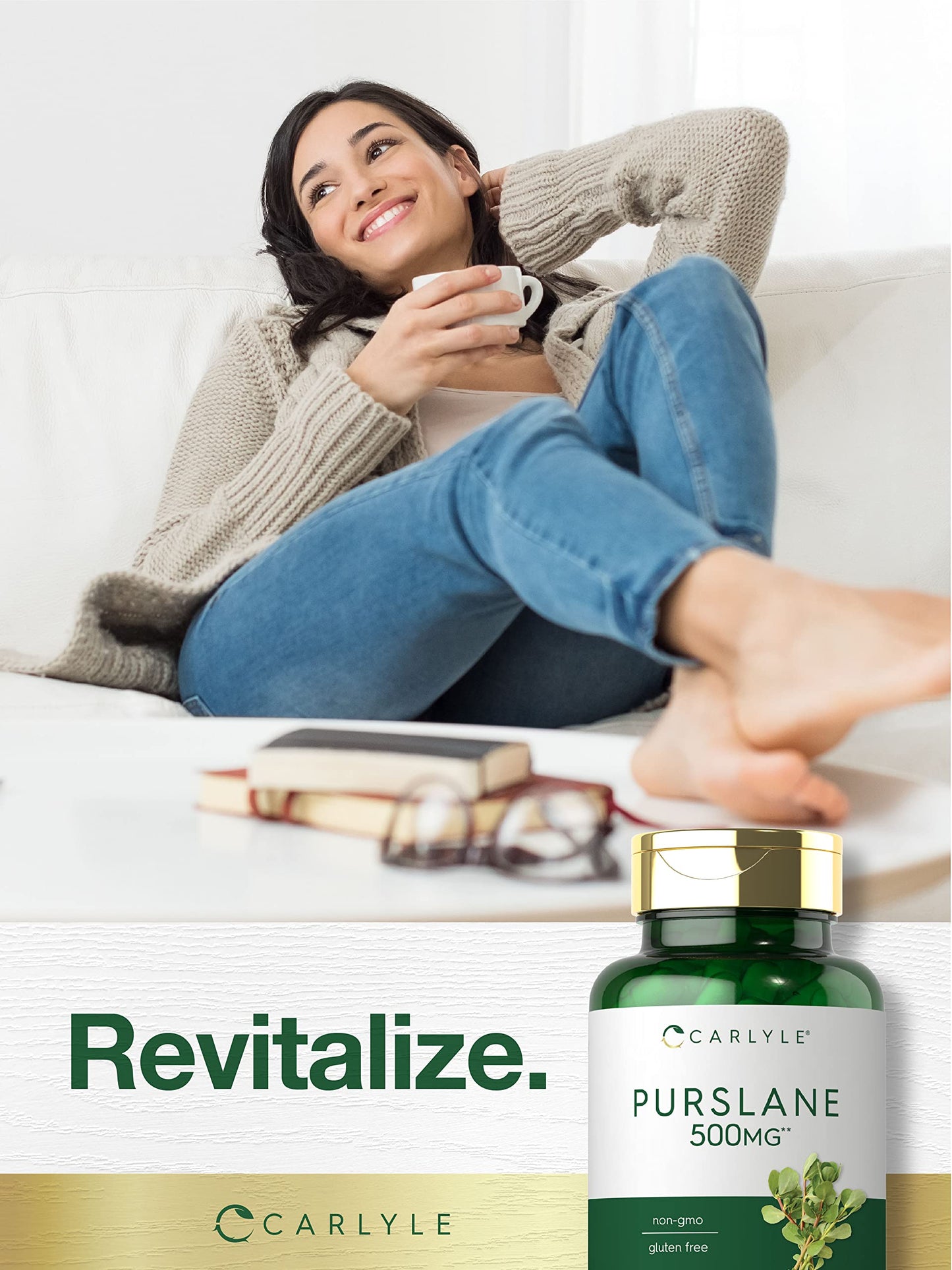 Carlyle Purslane Capsules Portulaca Oleracea Extract 120 Capsules
