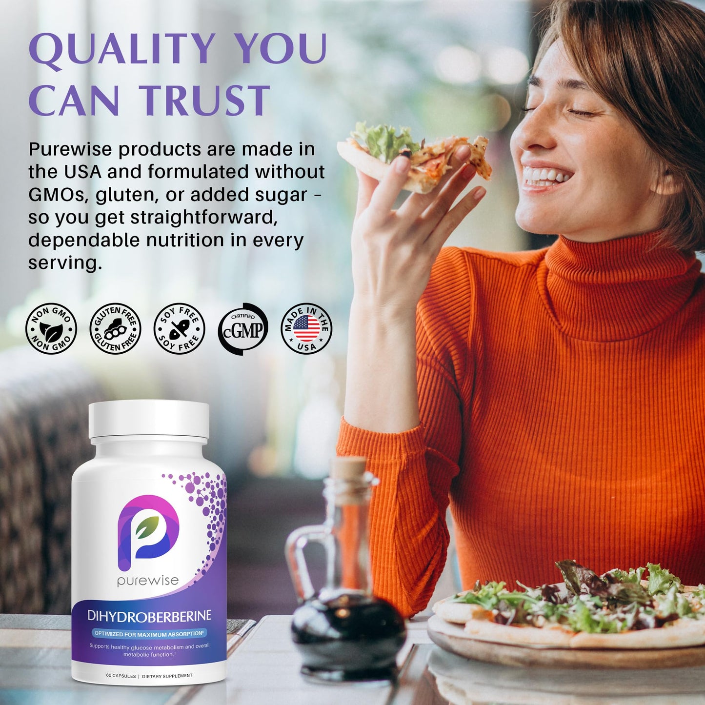 PureWise Dihydroberberine, 60 Capsules