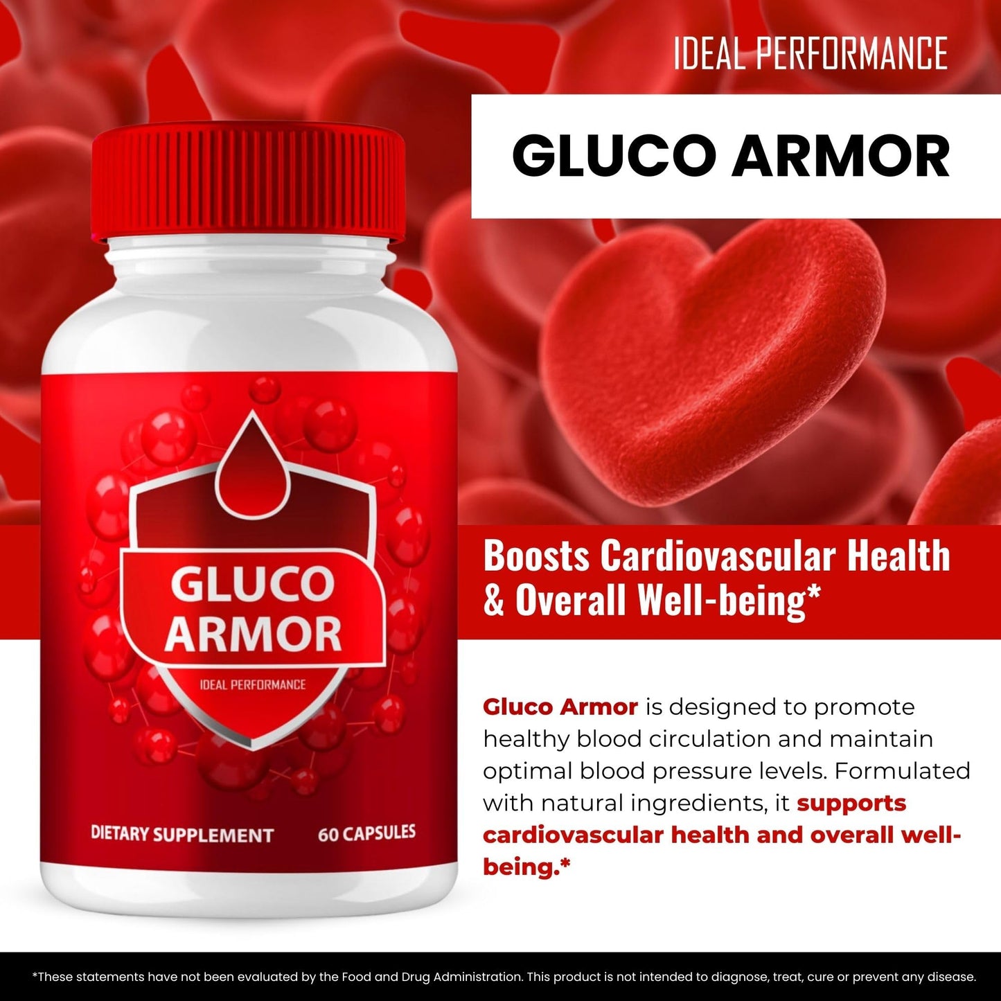 IDEAL PERFORMANCE Gluco Armor Advanced Blood Formula Capsules 300