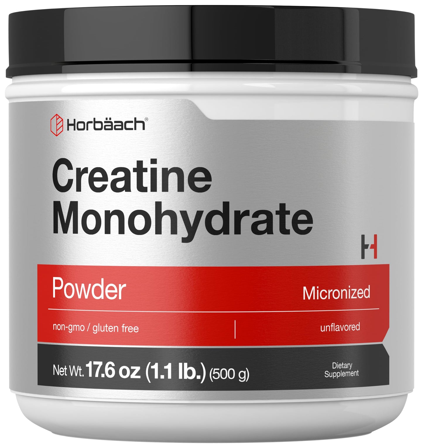 Horbäach Creatine Monohydrate Powder 17.6 oz
