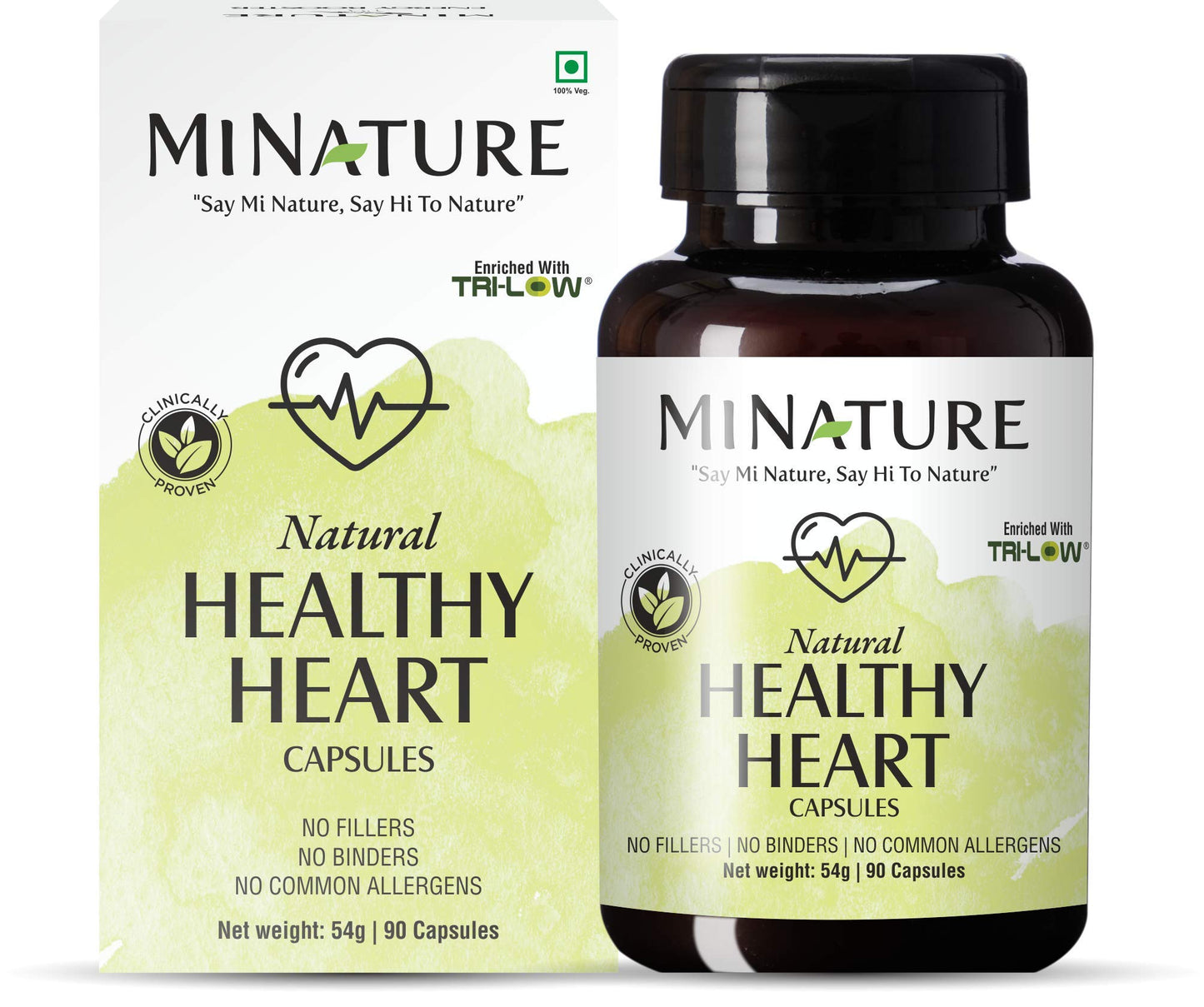 Minature Healthy Heart Capsules 90 Veg Capsules