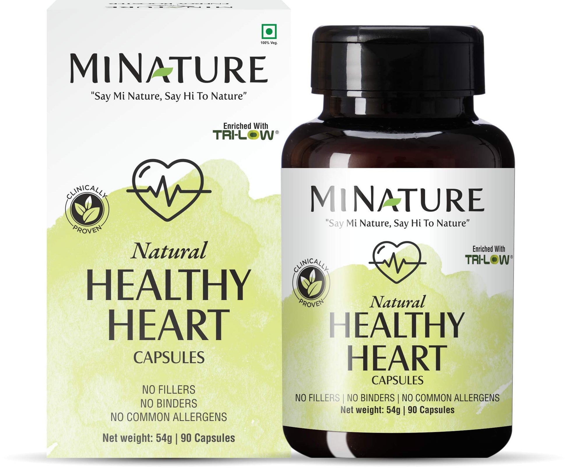 Minature Healthy Heart Capsules 90 Veg Capsules