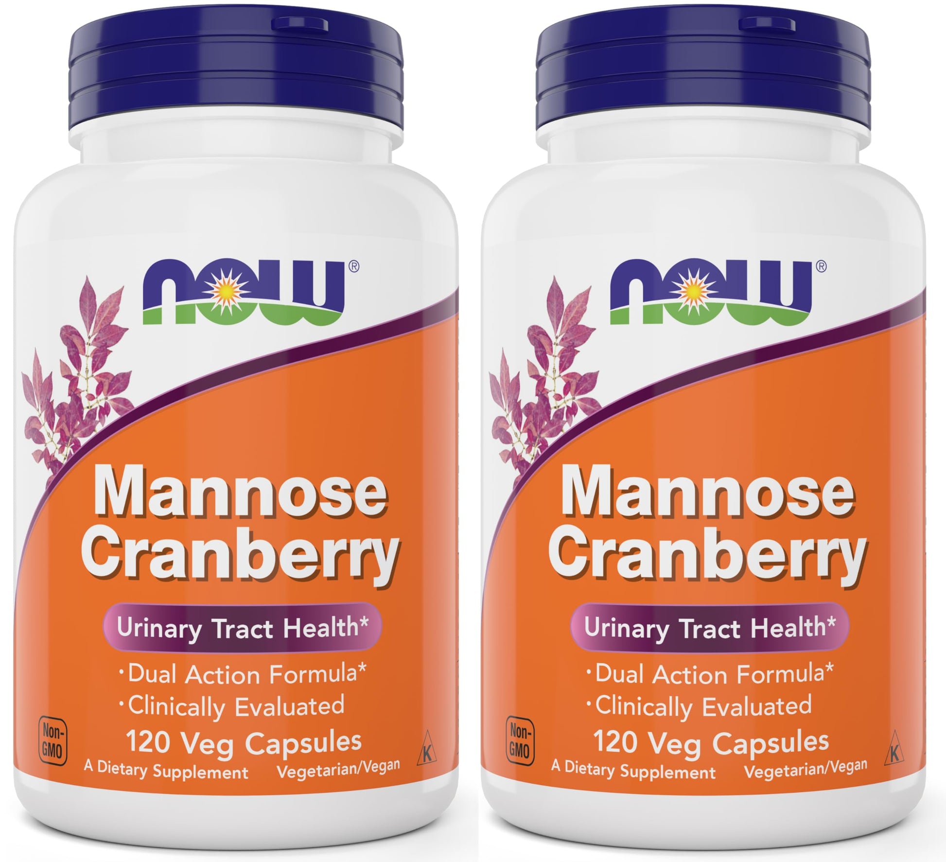 NOW Foods Mannose Cranberry Capsules, 240 Capsules