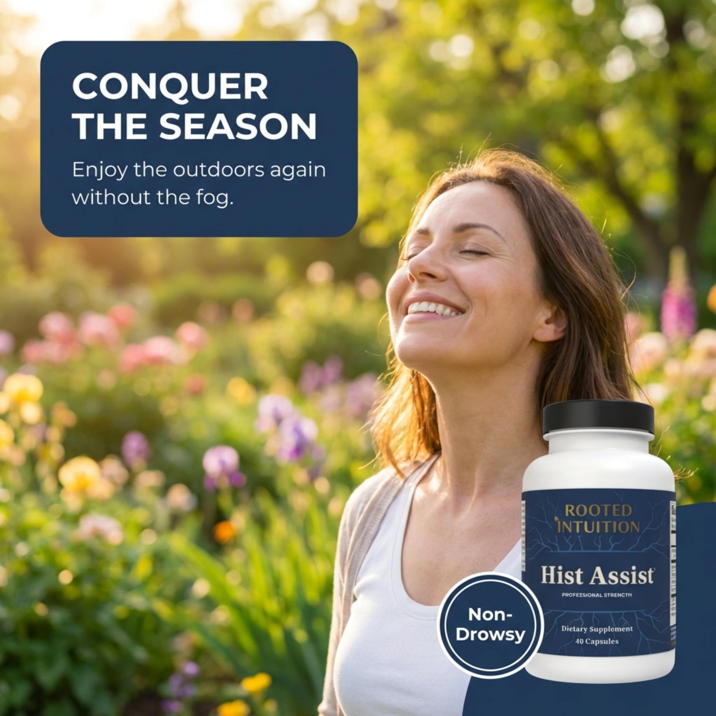 Rooted Intuition Hist Assist 40 Capsules