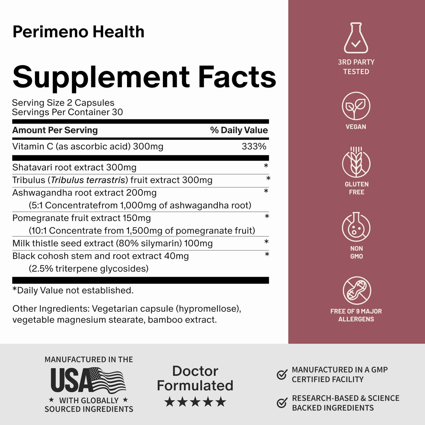 Snap Supplements Perimeno & Thyroid Health Bundle, 120 Capsules