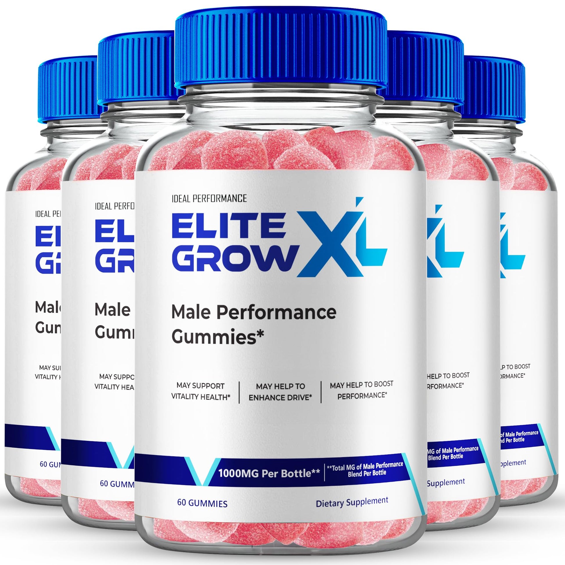 IDEAL PERFORMANCE Elite Grow XL Gummies for Men, 300 Gummies