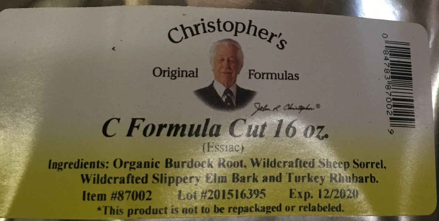Christopher's Original Formulas Essiac-C Formula Cut Powder 16 oz