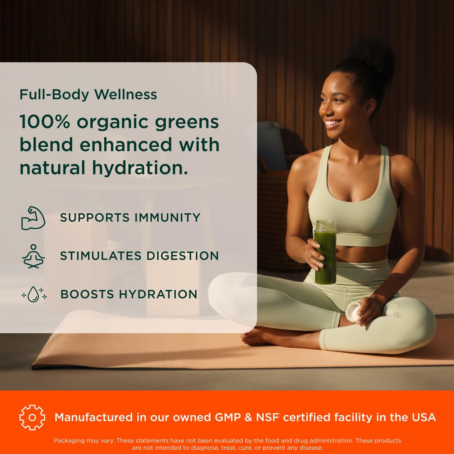 The Genius Brand Daily Superfood Greens Pineapple Powder 9.49 oz
