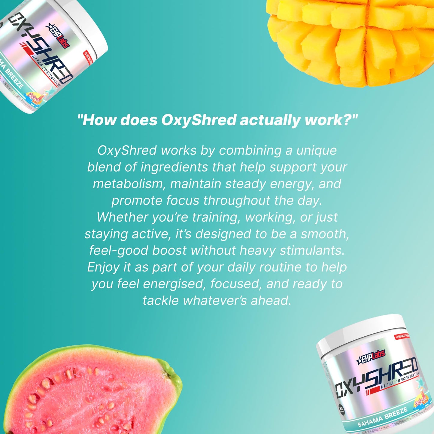 EHP Labs OxyShred Pre Workout Powder 10.6 Ounce
