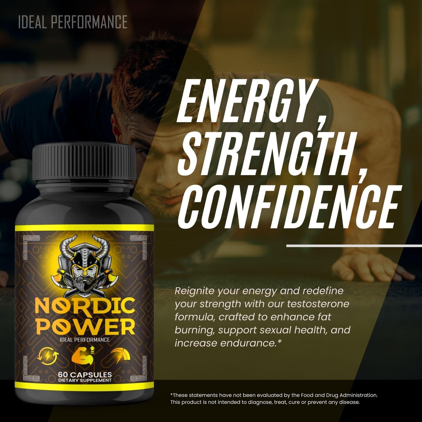 IDEAL PERFORMANCE Nordic Power Capsules 120 Capsules