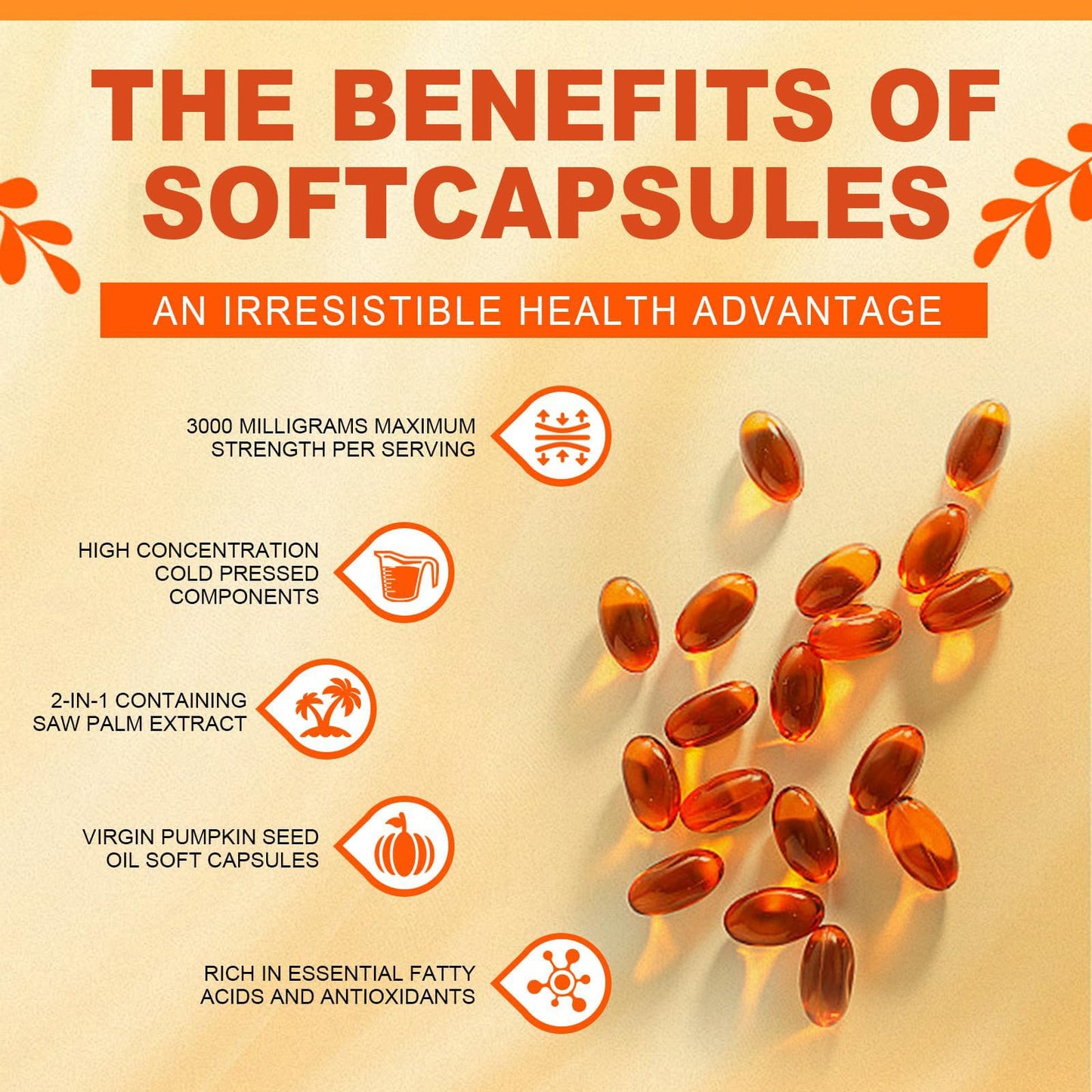 MeridEase Labs Pumpkin Seed Oil Softgels 300