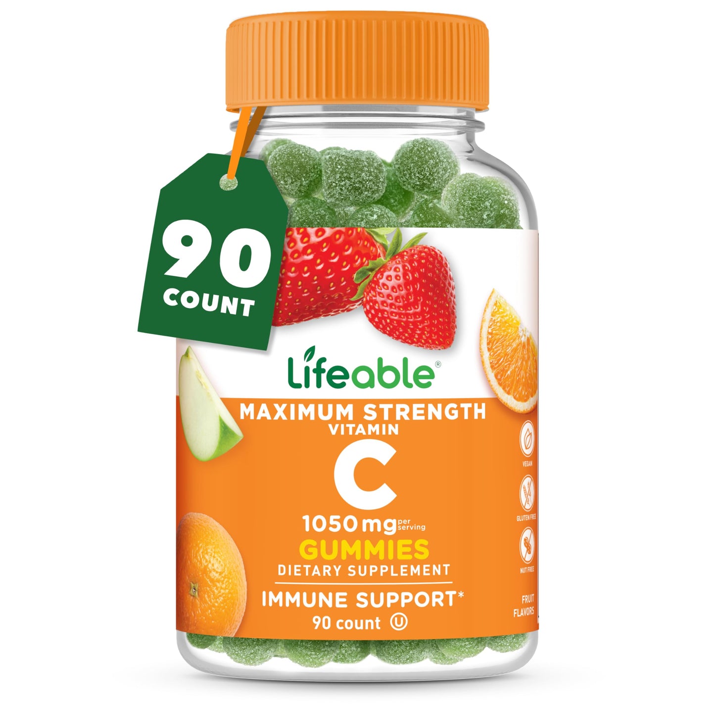 Lifeable Vitamin C Gummy, 90 Gummies