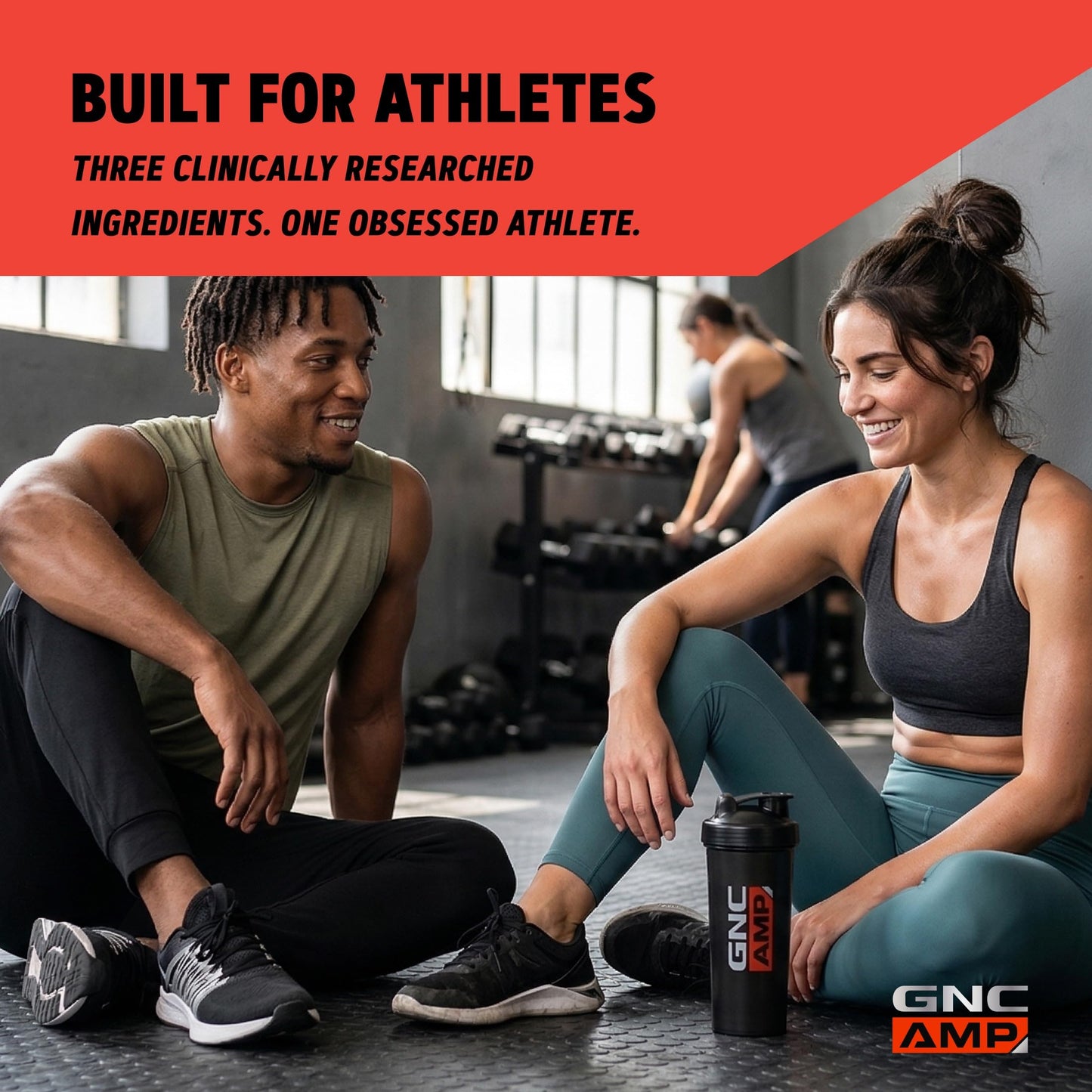 GNC AMP Creabolic Creatine Monohydrate Powder 11.7 oz