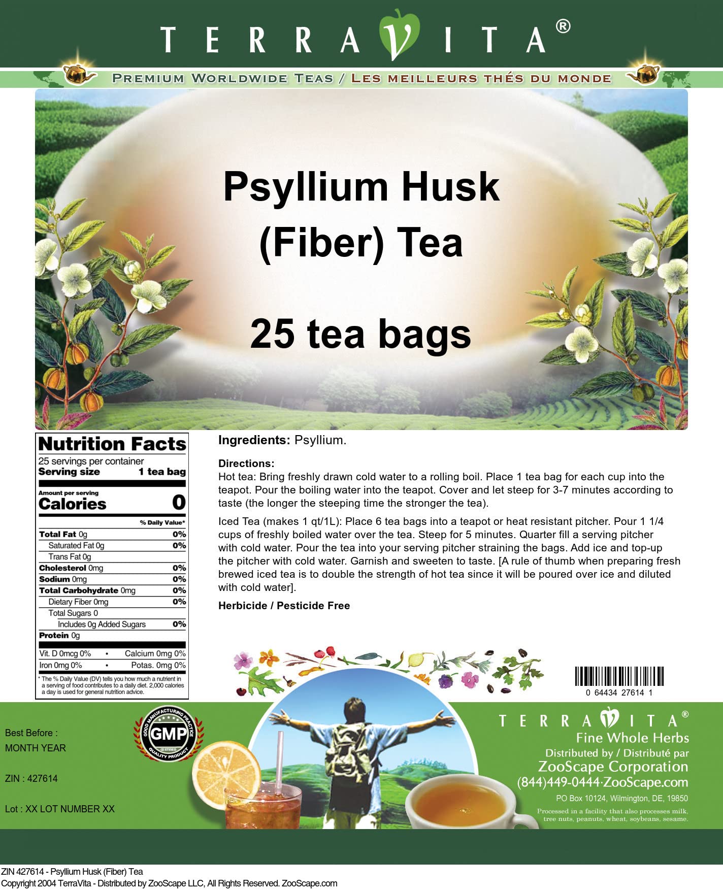Terravita Psyllium Husk Capsule 50 Capsules
