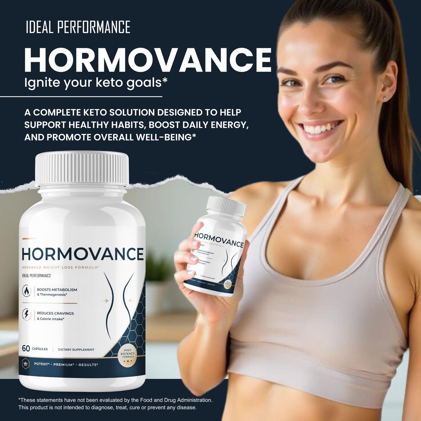 IDEAL PERFORMANCE Hormovance Capsules, 300 Capsules