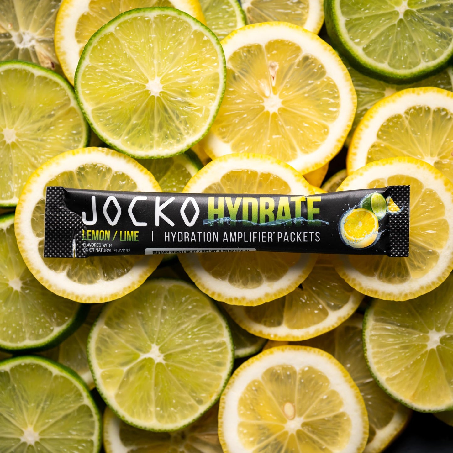 Jocko Fuel Hydrate Electrolytes Powder Packets, Lemon Lime, 16 Packets