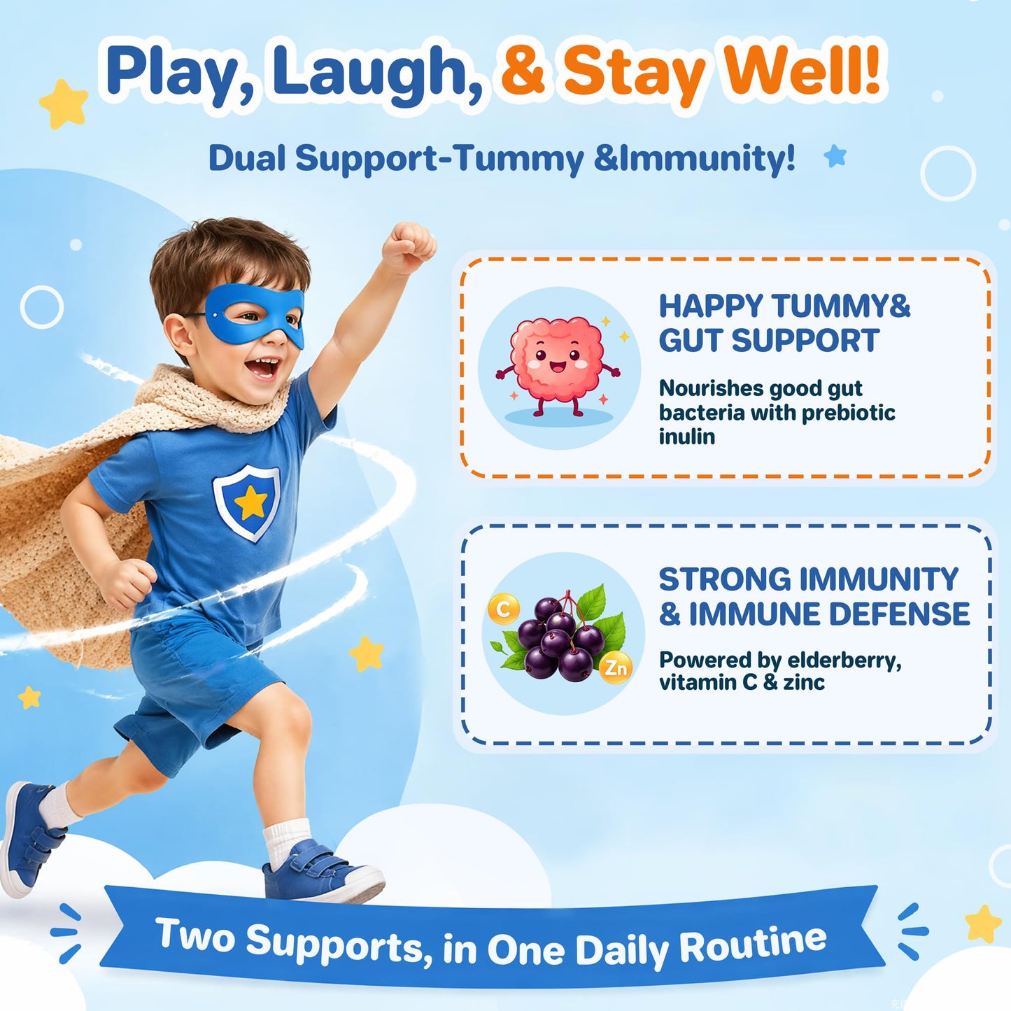 ABYSSUS Cranberry Gummies for Kids with D-Mannose, Urinary Support Gummy, 60 Count