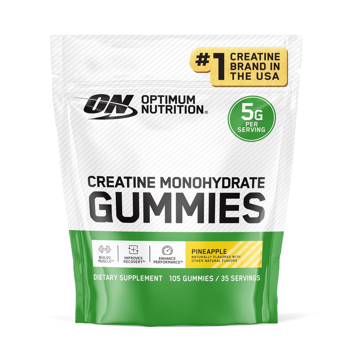 Optimum Nutrition Creatine Monohydrate Gummies 105 Count