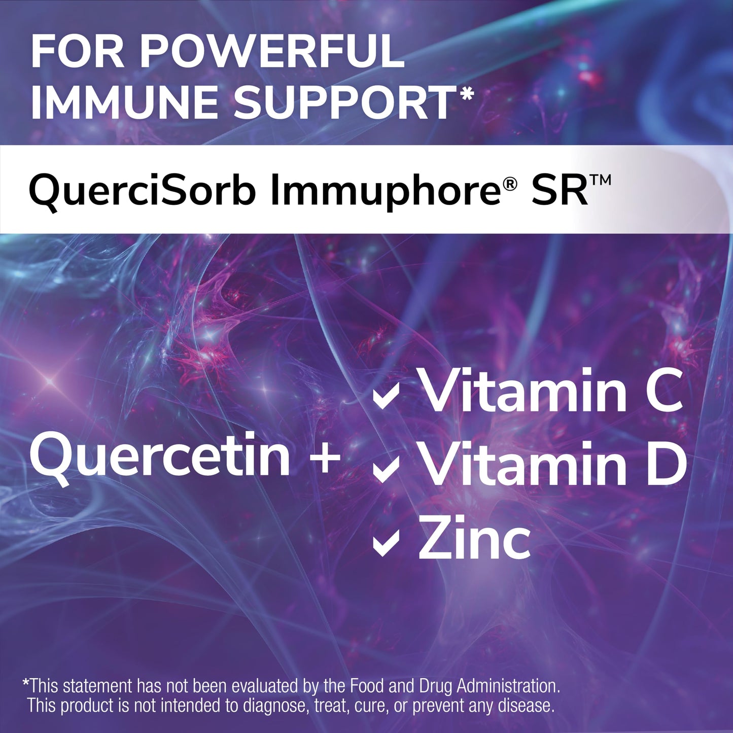 Tesseract Medical Research QuerciSorb Immuphore SR Quercetin Immune Support Supplement, 120 Vegi Caps