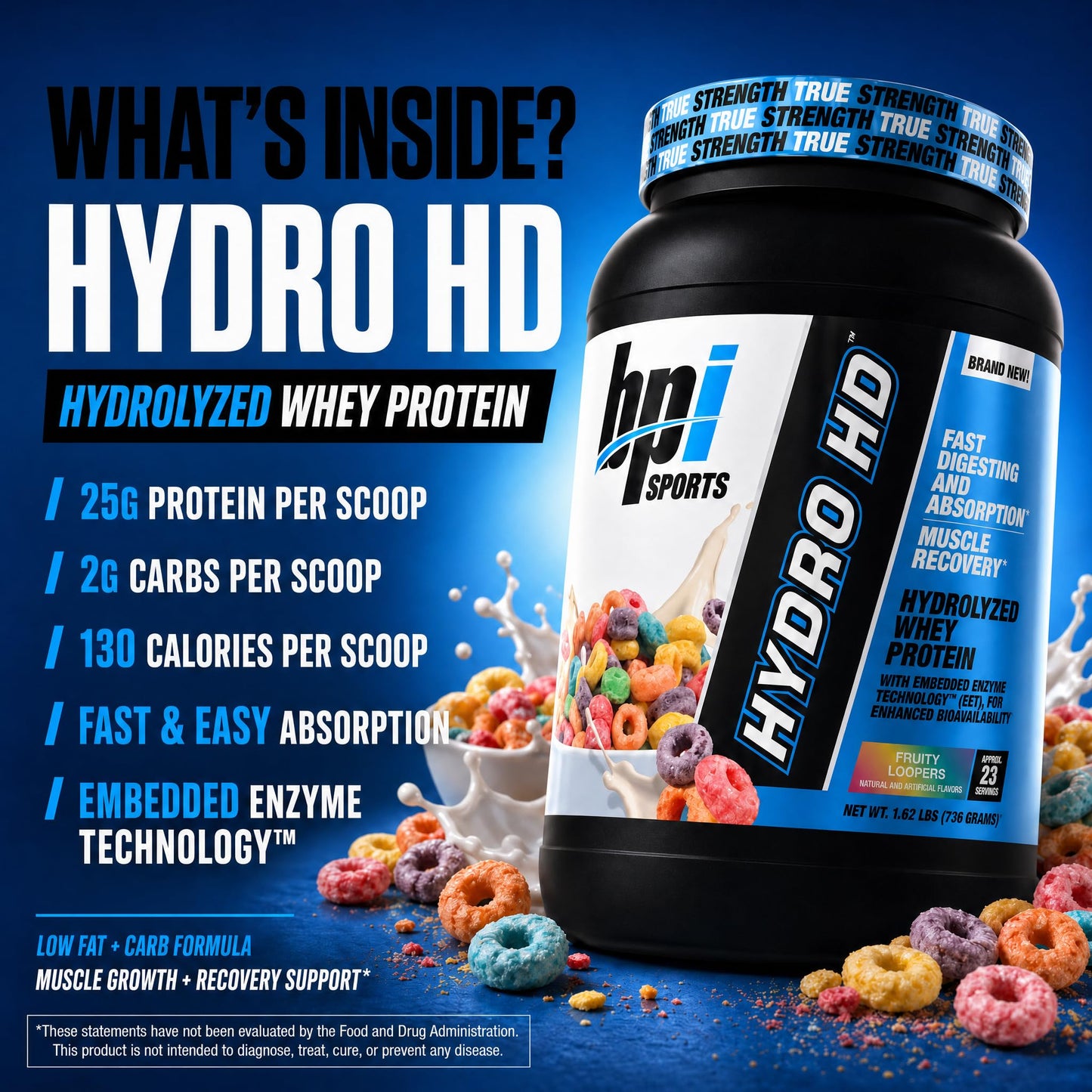 BPI Sports Hydro HD Whey Protein Powder 31 Servings
