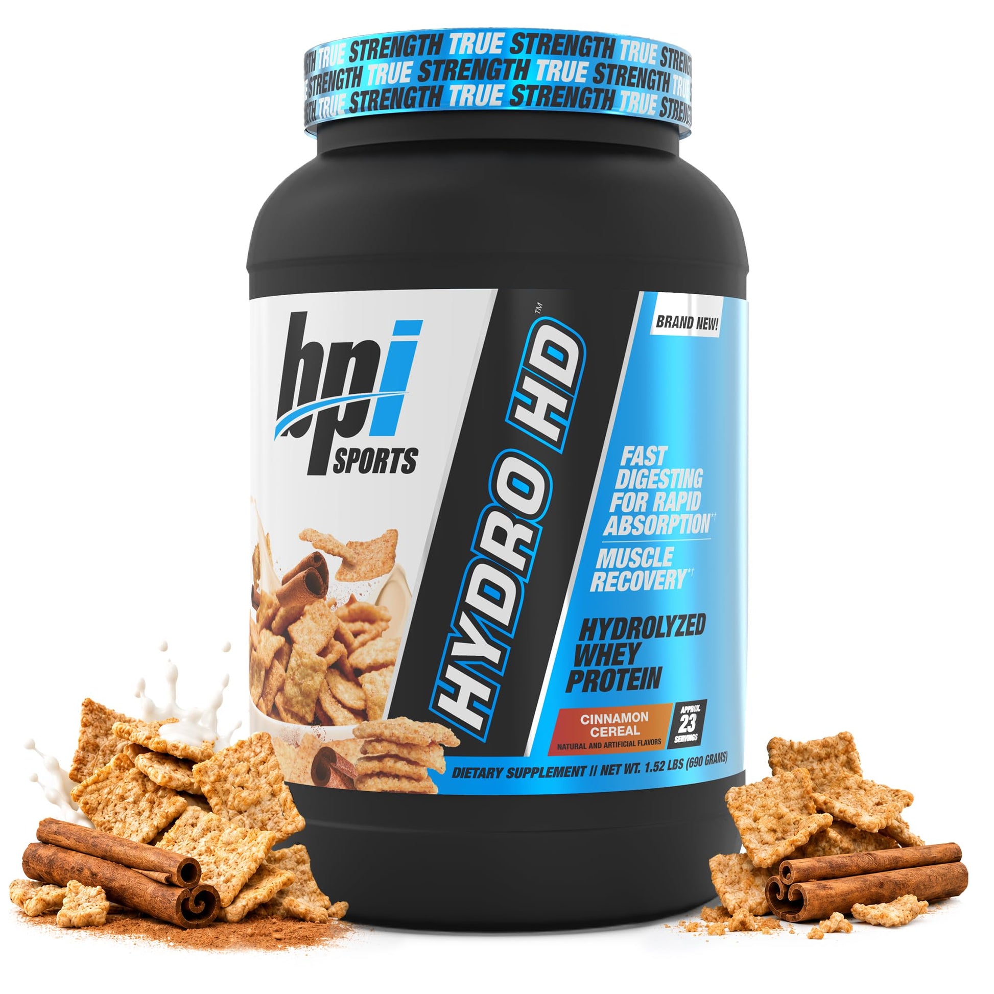 BPI Sports Hydro HD 100% Hydrolyzed Whey Protein Powder, 31 Servings