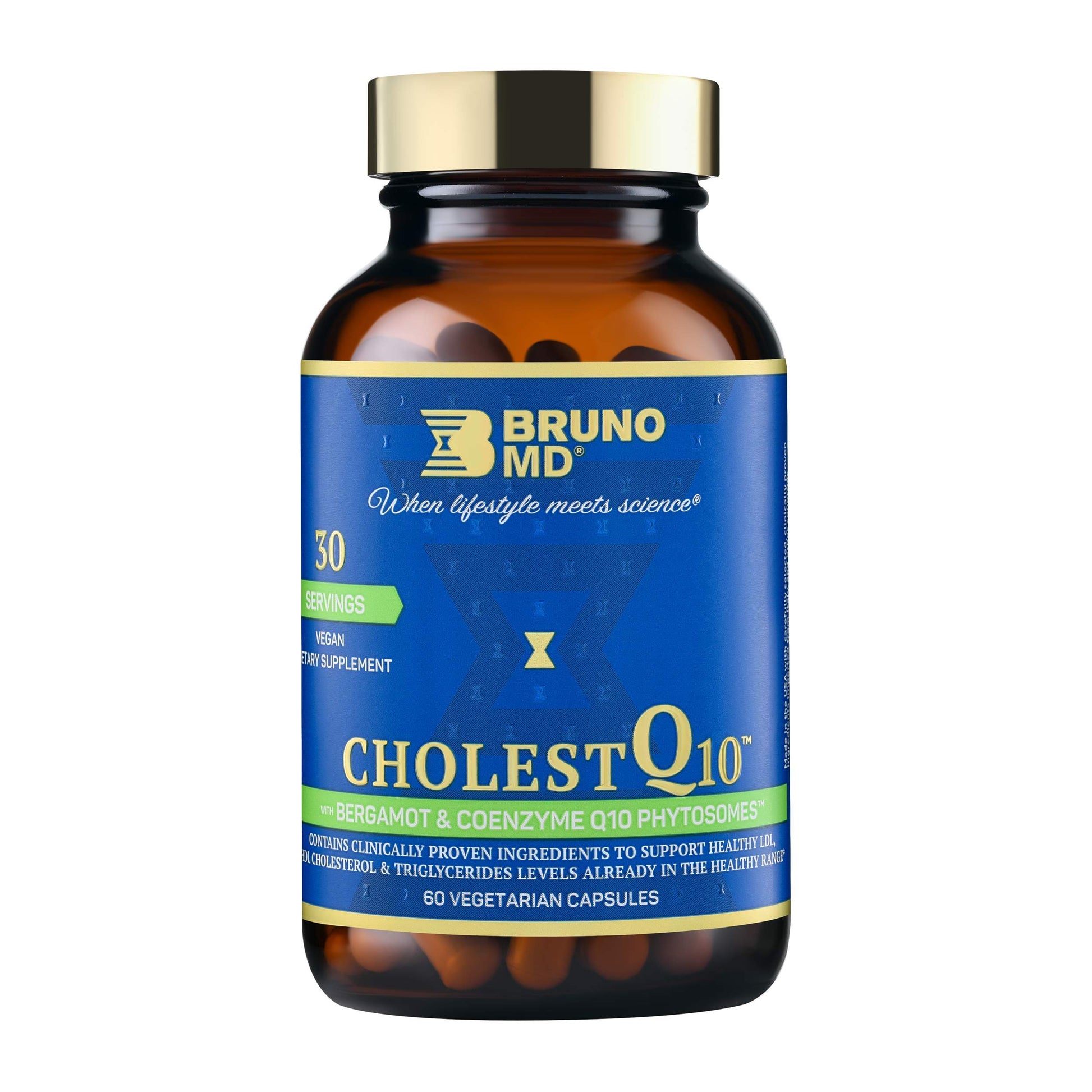 BRUNO MD CholestQ10 Supplement Capsule, 60 Capsules
