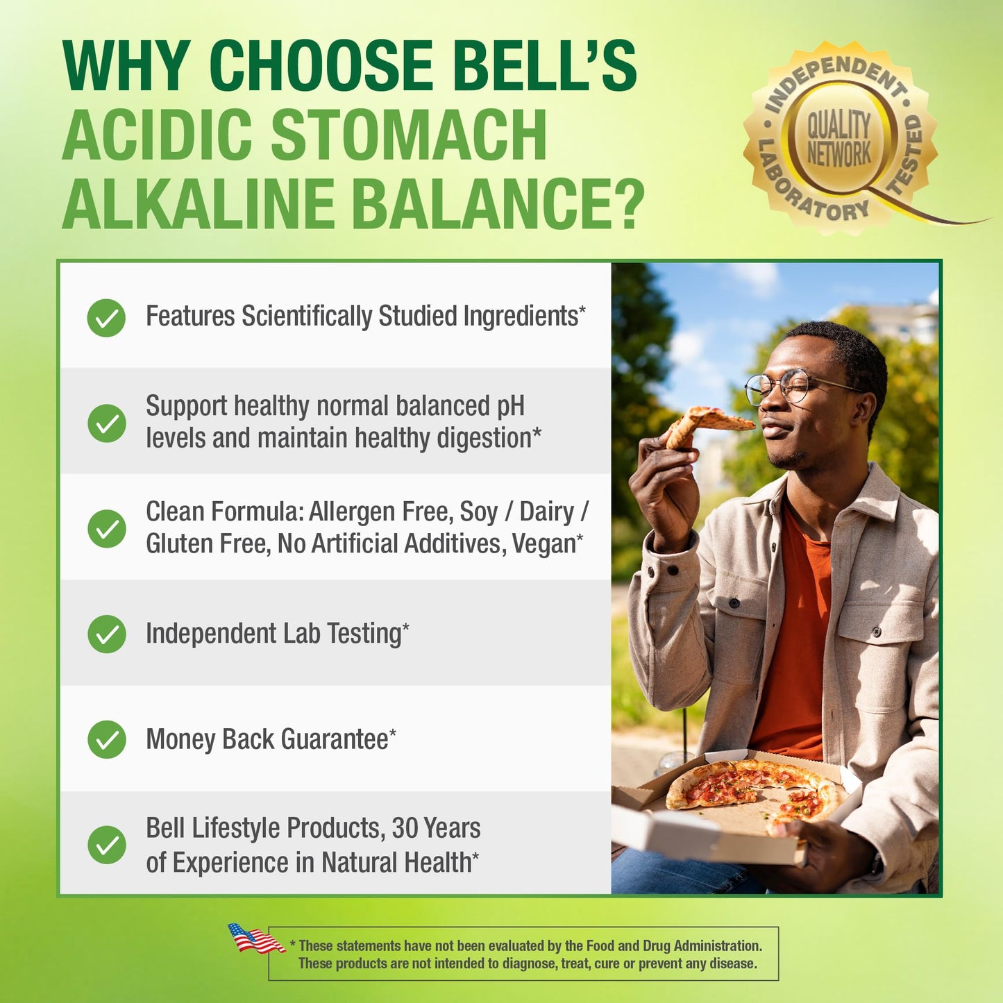Bell Acidic Stomach Alkaline Balance 60 Capsules