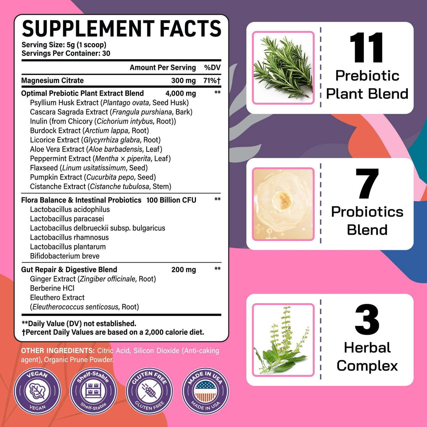 Kusofft Colon Gentle Cleanse & Detox Powder, 5.3 Oz
