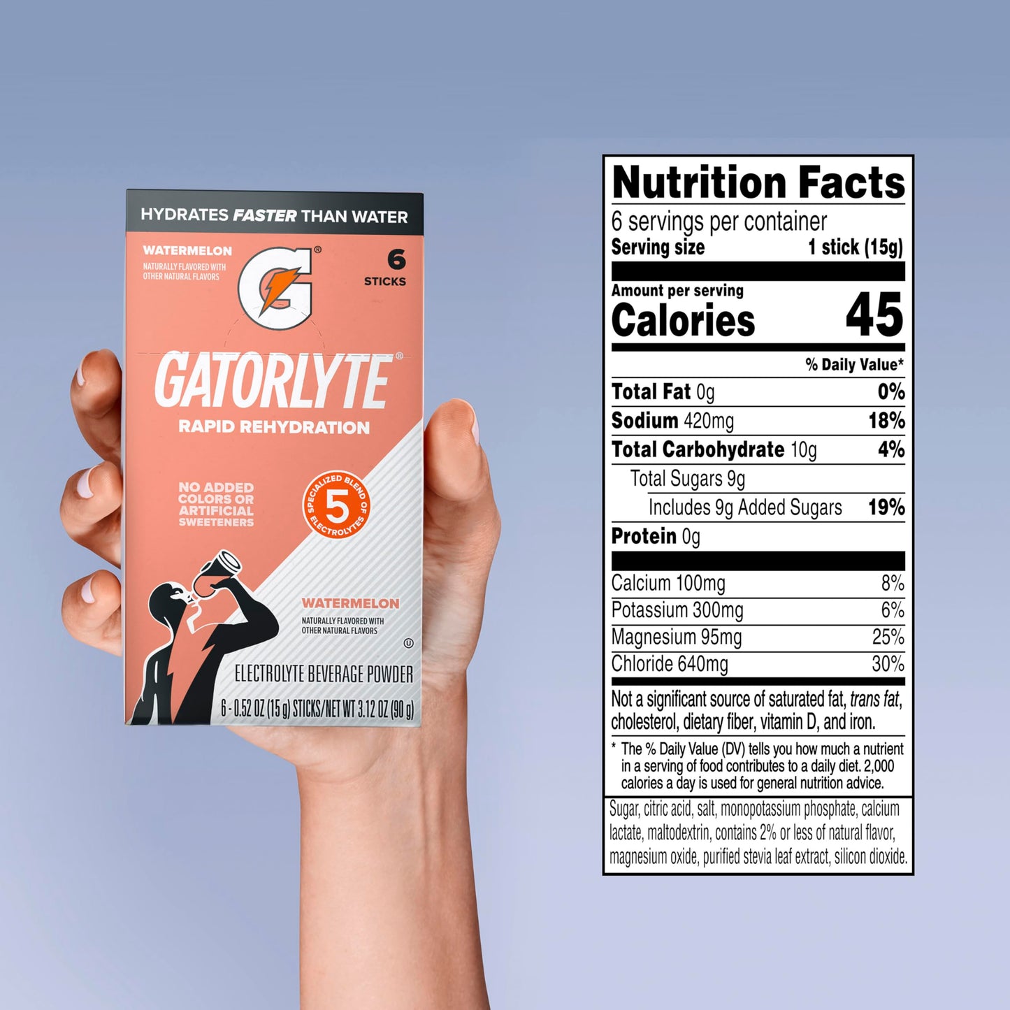 Gatorlyte Watermelon Powder, 3.18 oz