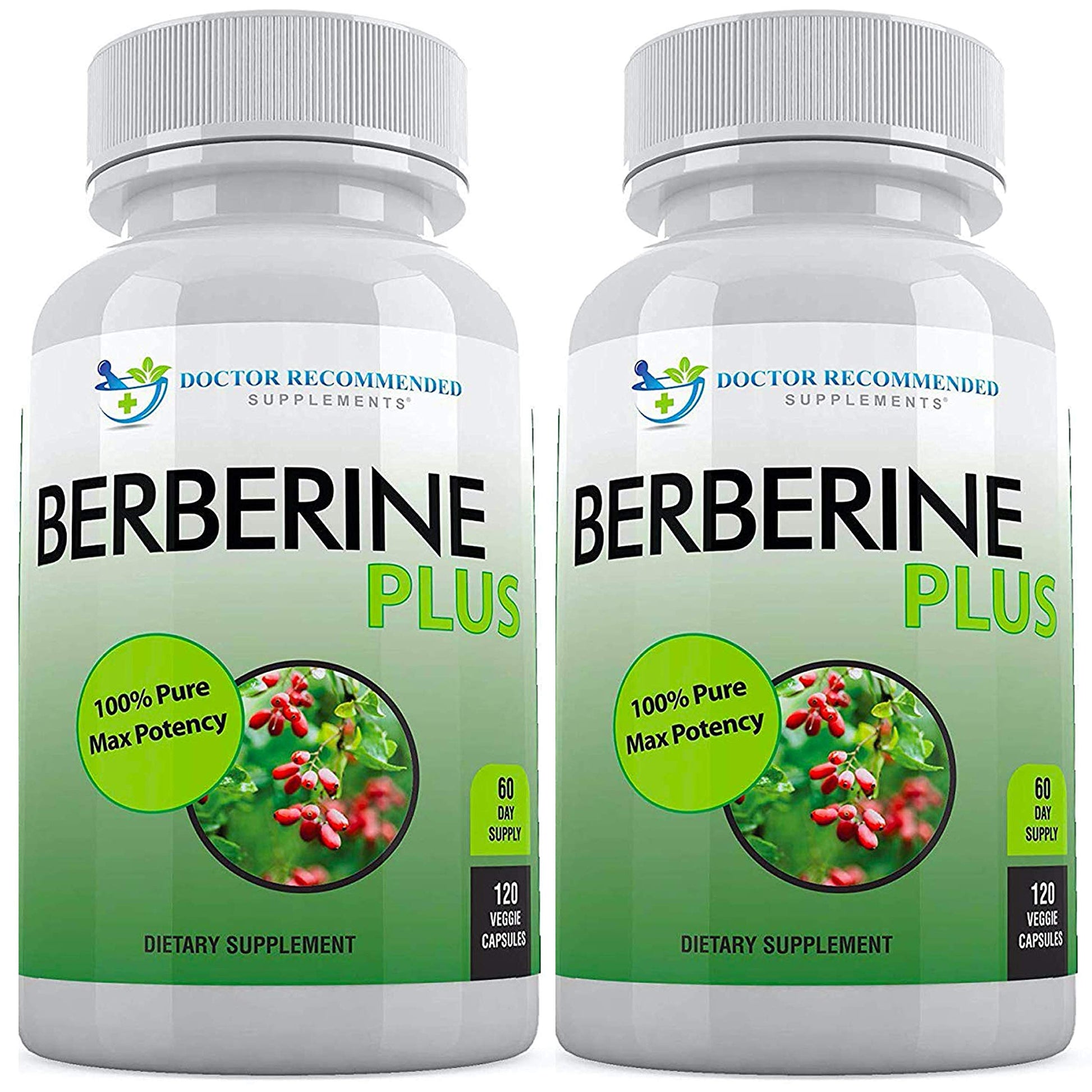 DOCTOR RECOMMENDED SUPPLEMENTS Berberine Plus 1200mg Per Serving Royal Jelly 240 Veggie Capsules