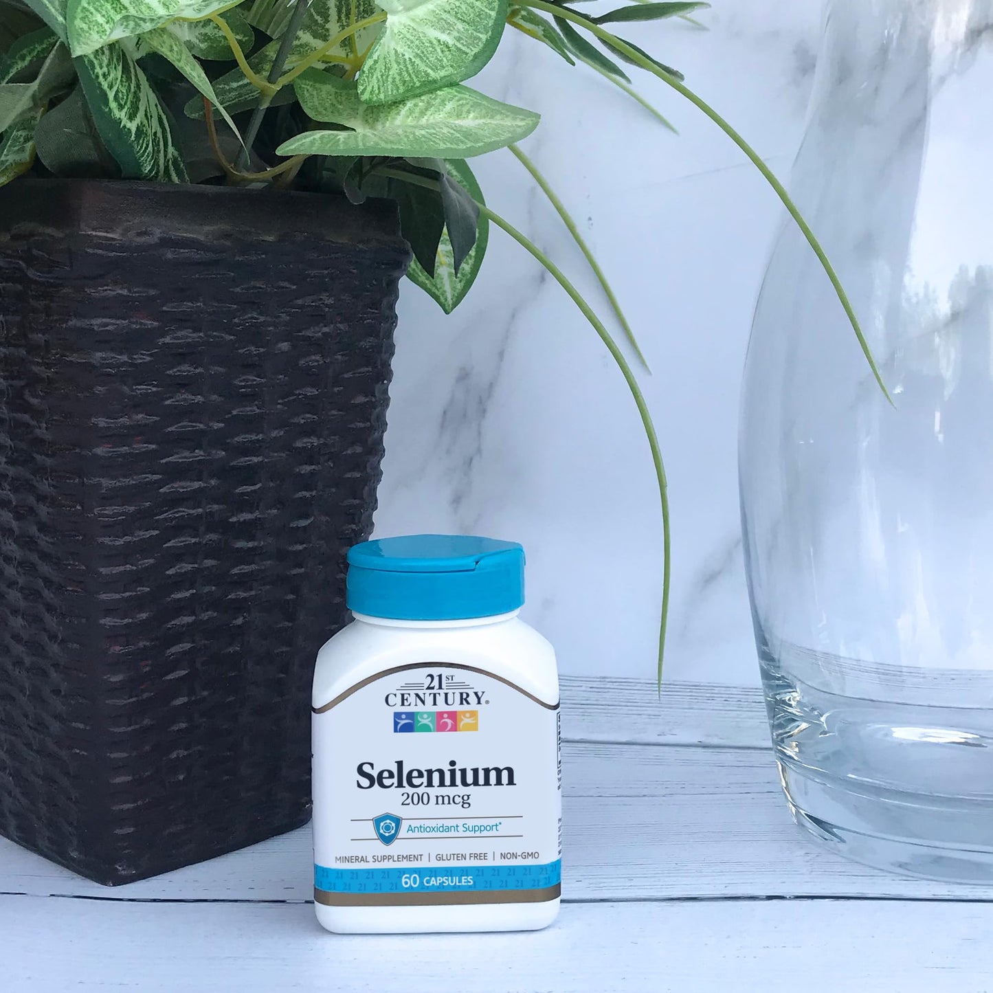 21st Century Selenium 200mcg 60 Capsules