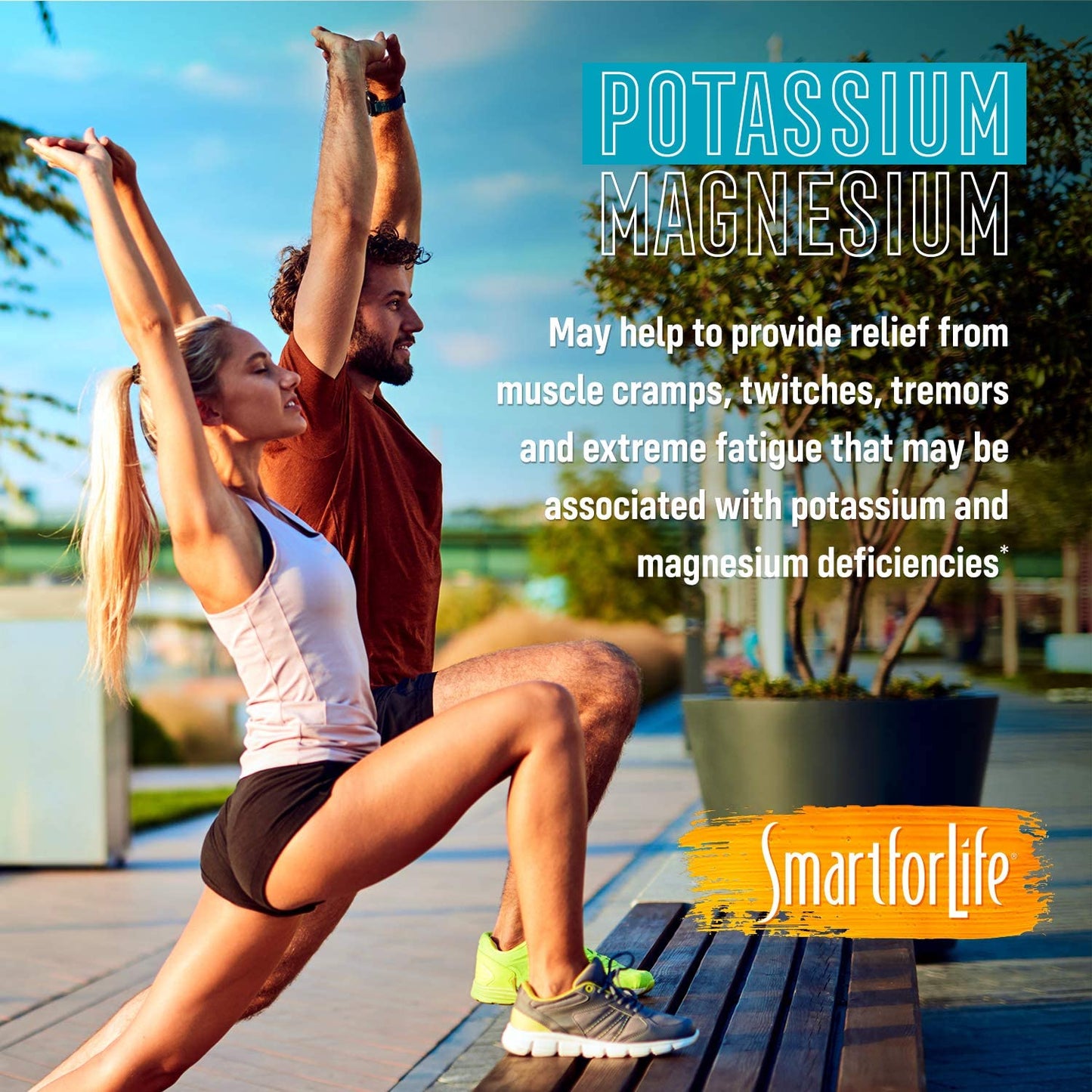 Smart for Life Potassium Magnesium Supplement Capsule 30 Count