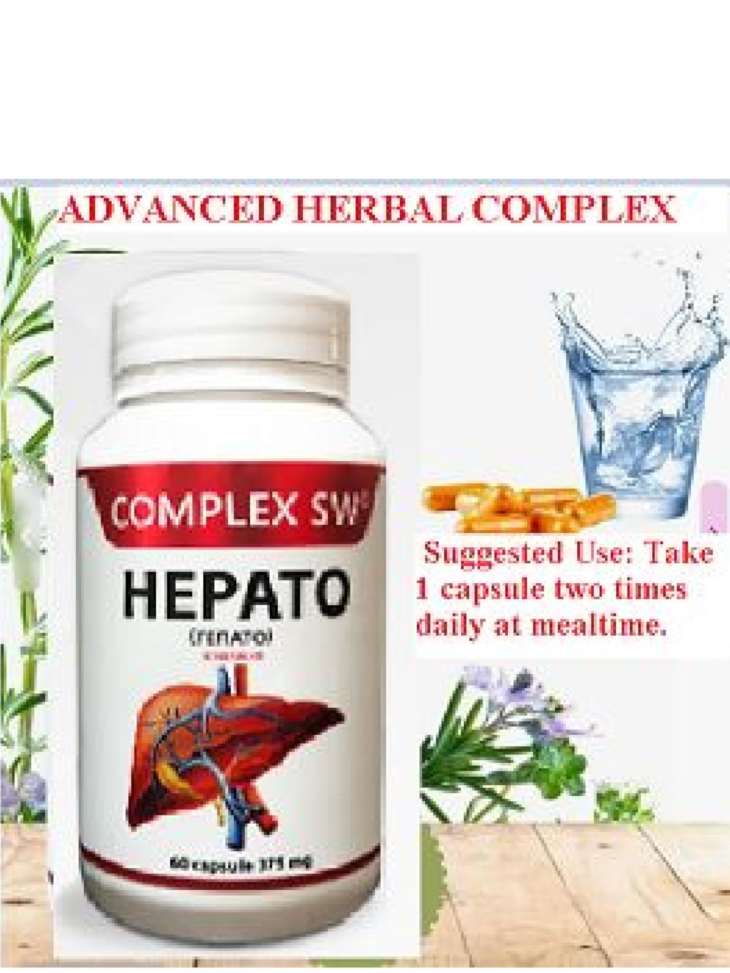 Generic Liver Cleanse Detox & Repair Herbal Liver Support Complex with Milk Thistle, Marigold, Artichoke, Ginseng Root Extract for Liver Health 60 Capsules