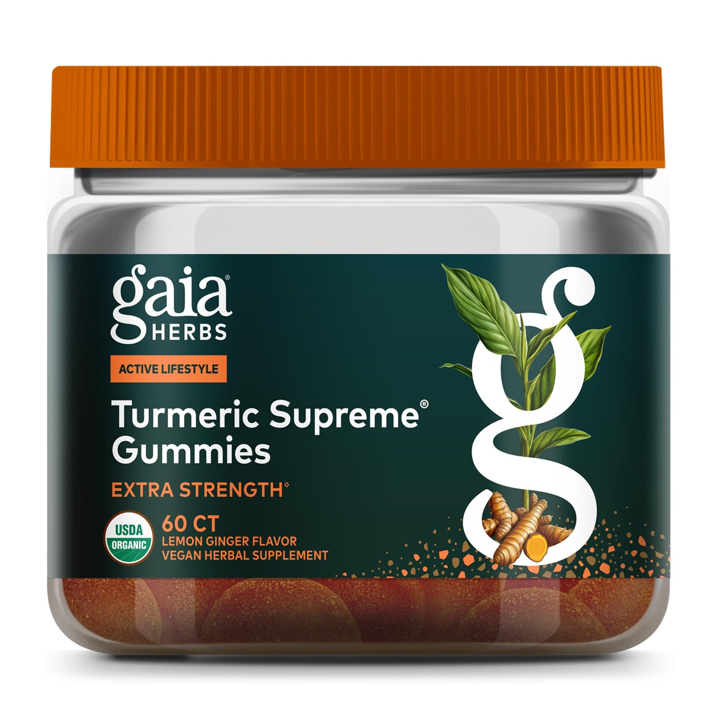 Gaia Herbs Turmeric Supreme Gummies Extra Strength, 60 Count