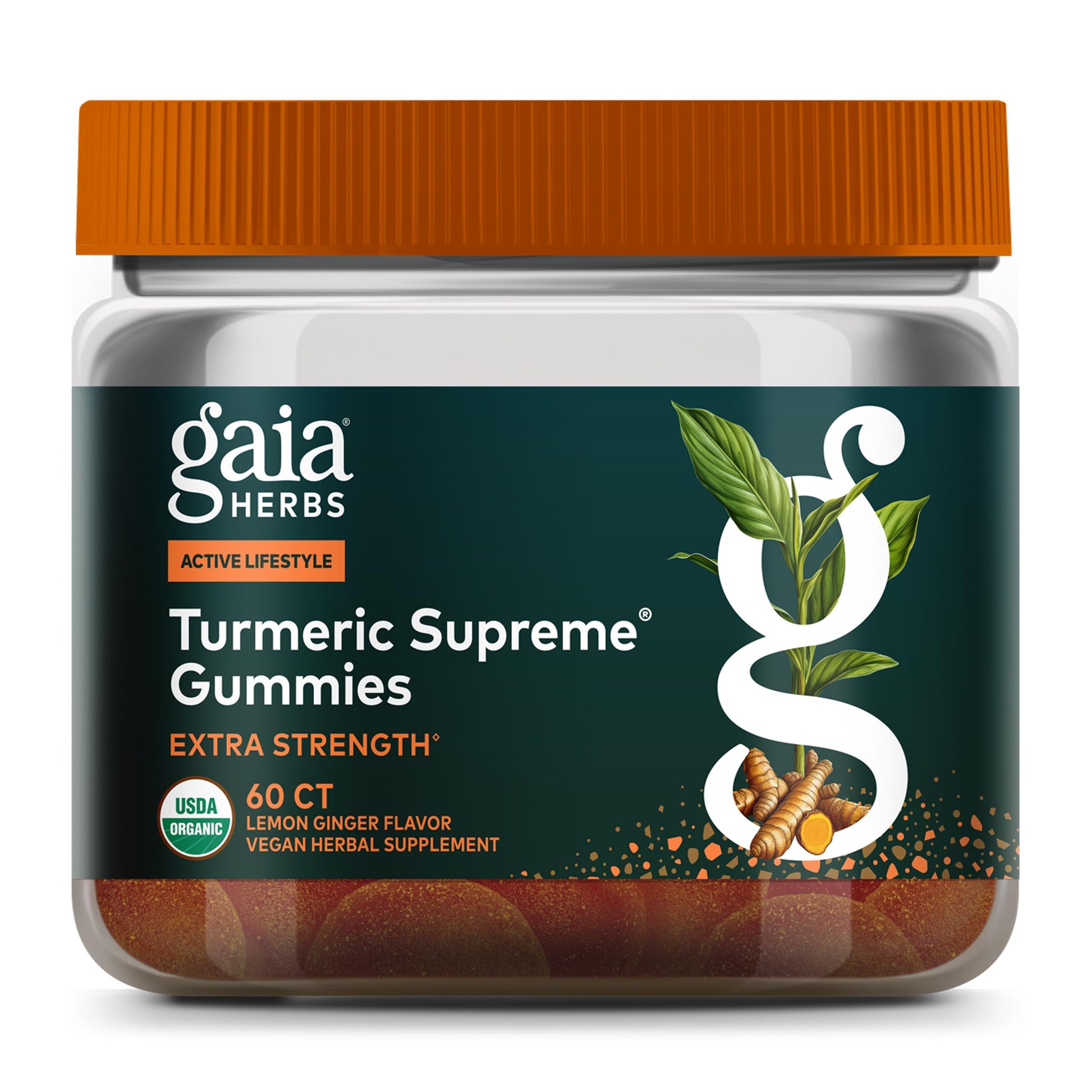 Gaia Herbs Turmeric Supreme Gummies Extra Strength, 60 Count