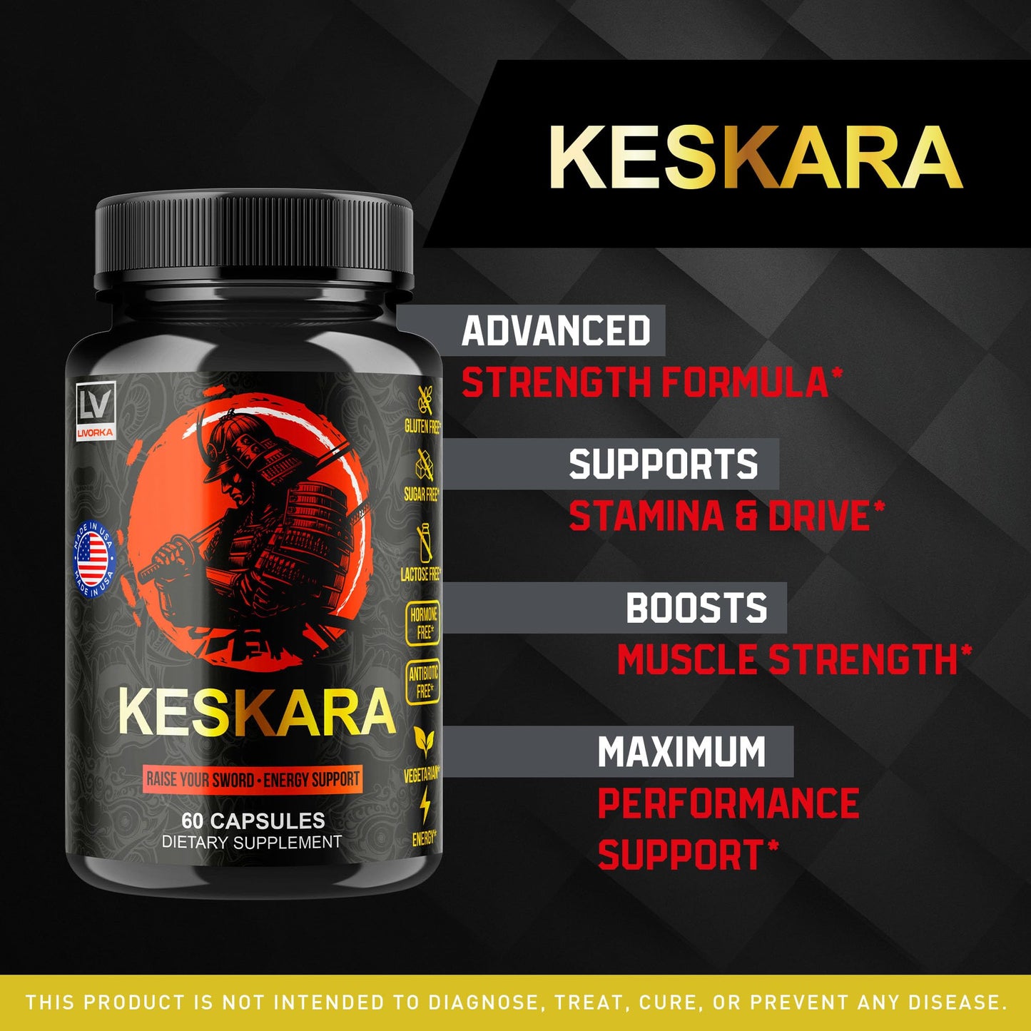 LIVORKA Keskara Capsules for Men 180 Capsules