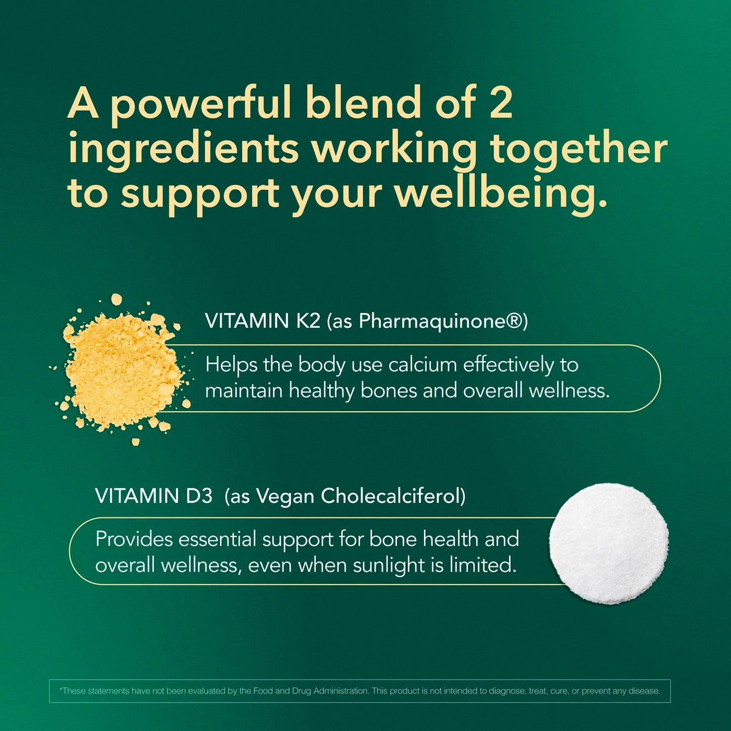 BIOLIGENT Vitamin D3 K2 Supplement 5000 IU Capsule, 30 Capsules, Vegan, Non-GMO, Gluten Free