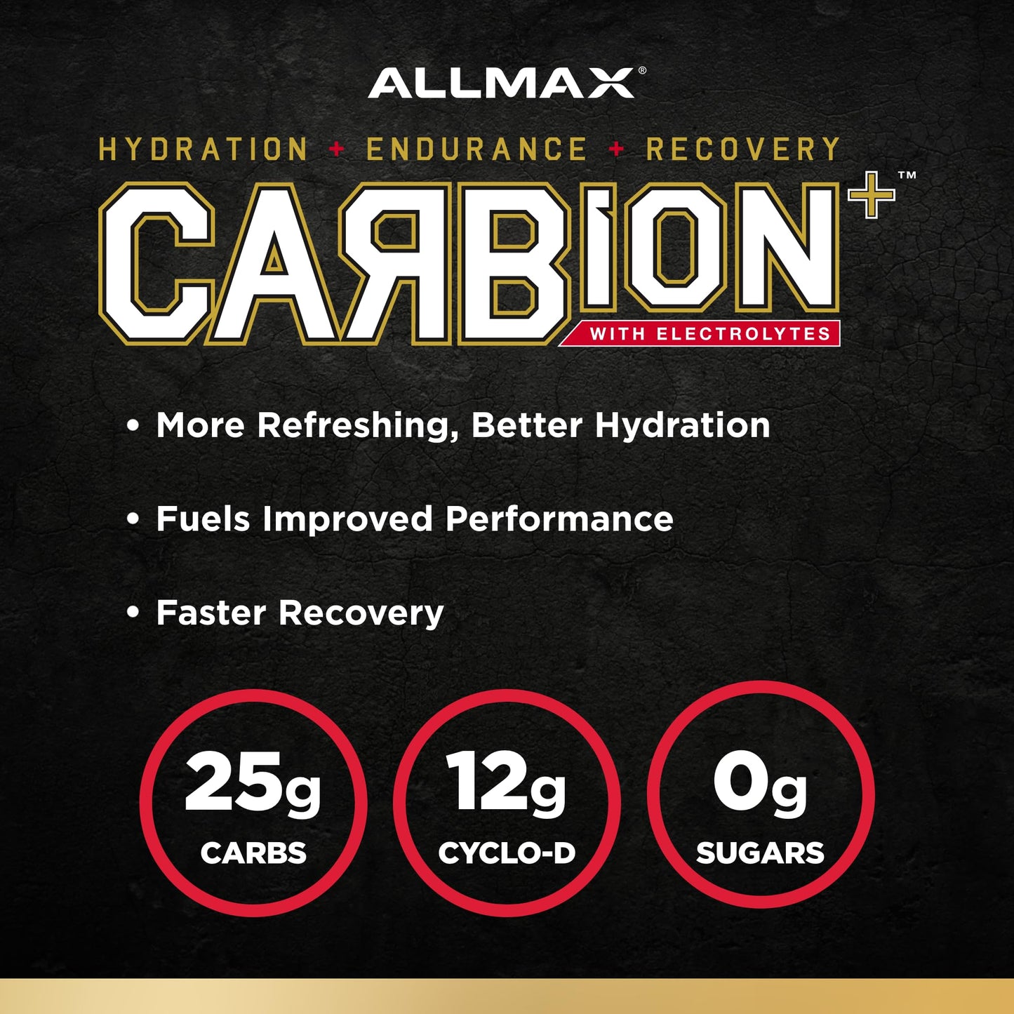 ALLMAX CARBION+ Powder 25.6 oz