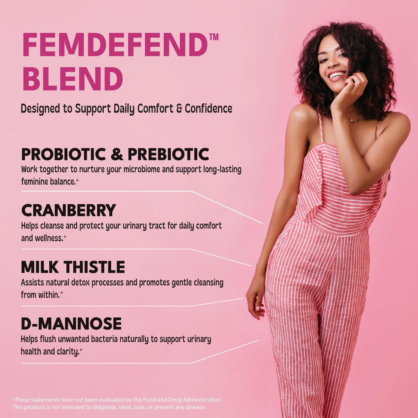 Viteey Vaginal Probiotic for Women 14-in-1 FemDefend Capsules, 60 Capsules