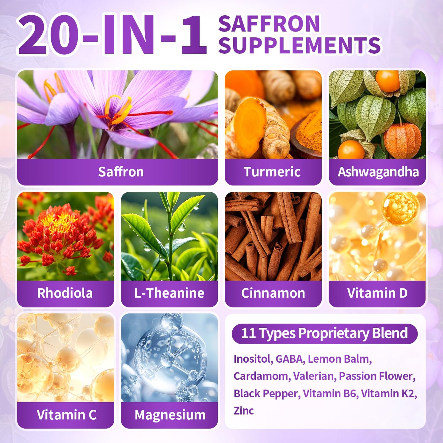 VivoNu Saffron Extract Capsules 120 Count