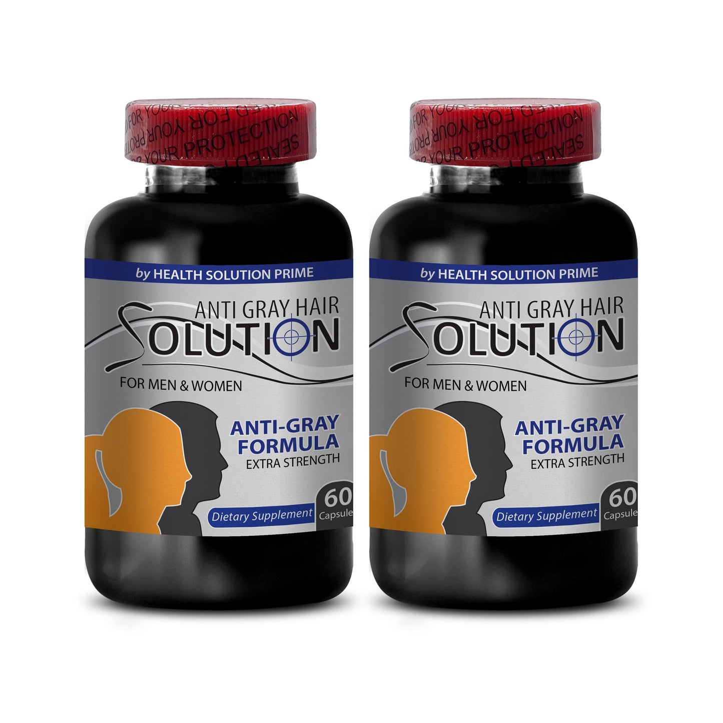 Health Solution Prime Catalase Anti Gray Hair Solution Capsules 120 Capsules