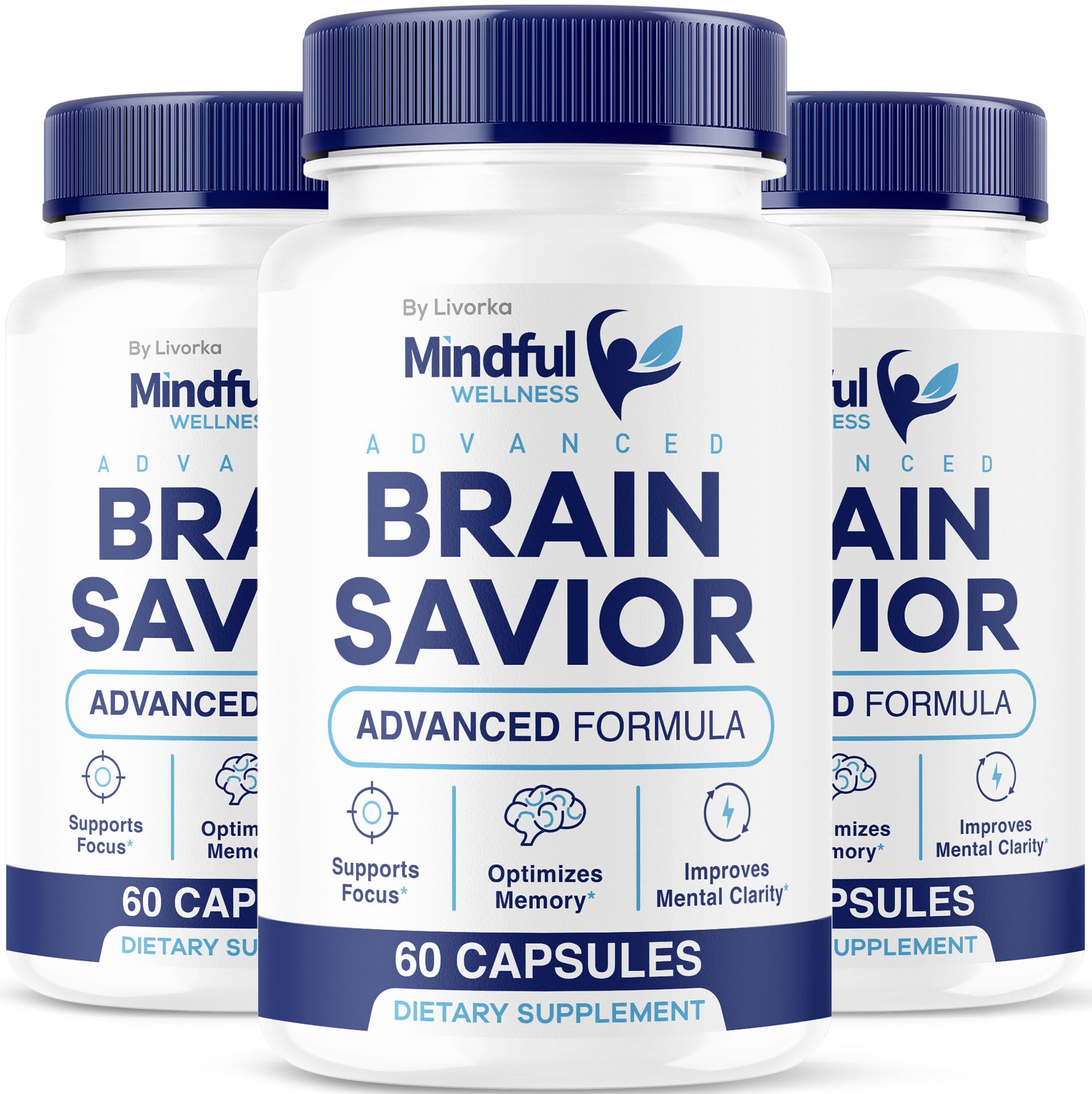 Pharmagetics Mindful Wellness Advanced Brain Savior, 180 Capsules