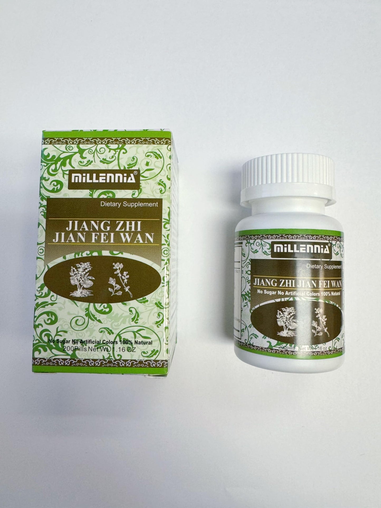 Millennia Herbal Supplement Jiang Zhi Jian Fei Wan Capsule 200