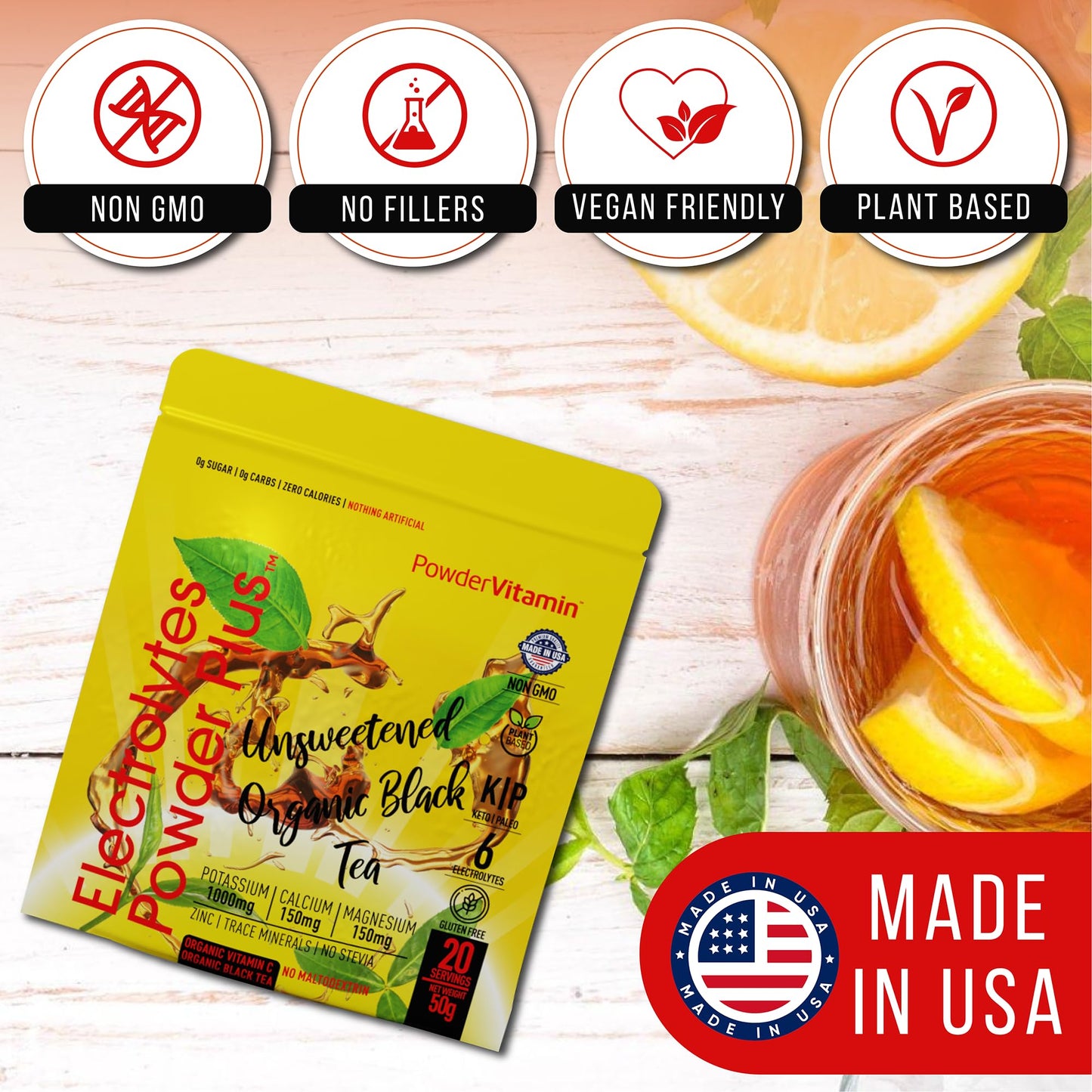 PowderVitamin Electrolytes Powder Plus Powder 20 Servings