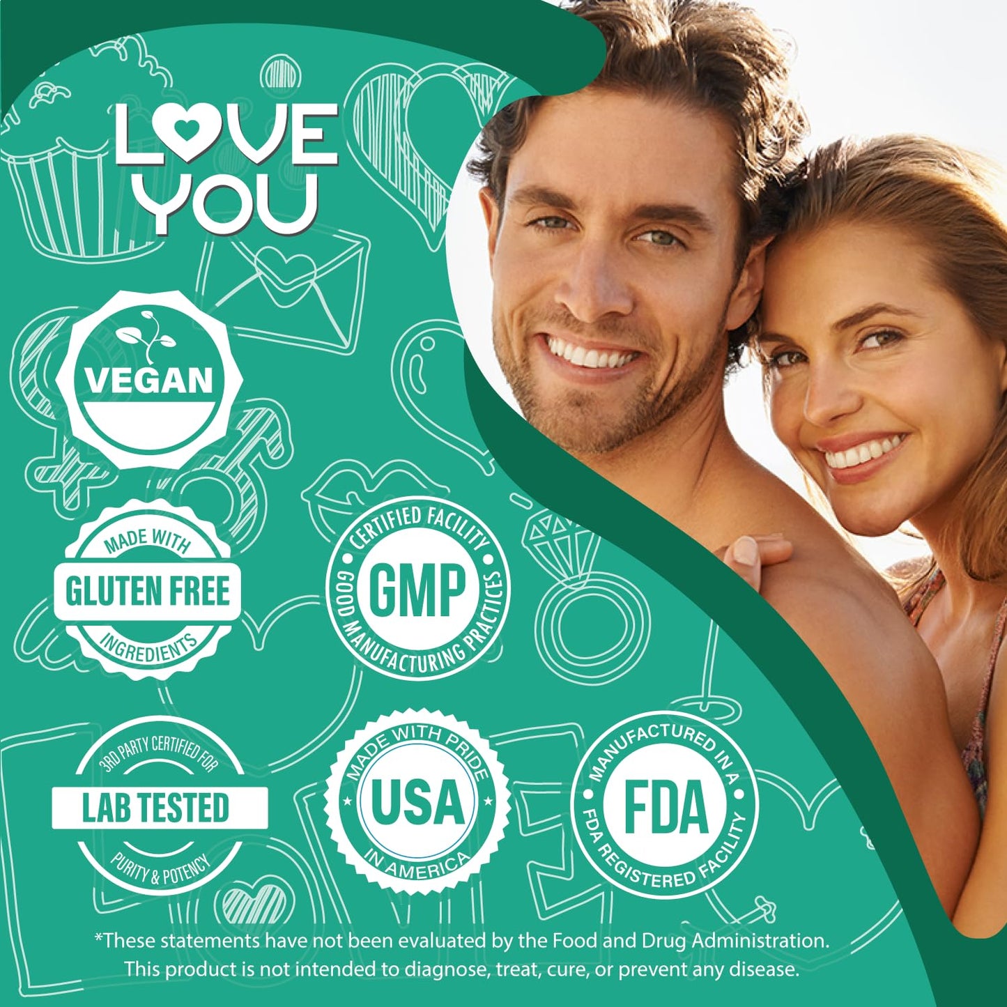 Love You 18 Enzyme Complex Veggie Caps 60